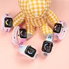 Disney Watch Spiderman Frozen Elsa Mickey Kids Watch Print Strap Button LED Square Waterproof Electronic Watch Boys Girls Gifts 2