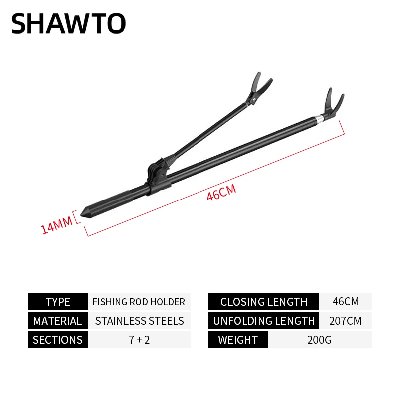 Aluminum Alloy Universal Fishing Rod Holder Multifunction Bracket 360 Degree Adjustable Fishing Rod Racks Folding Holder fishing rod holder fishing rod bracket