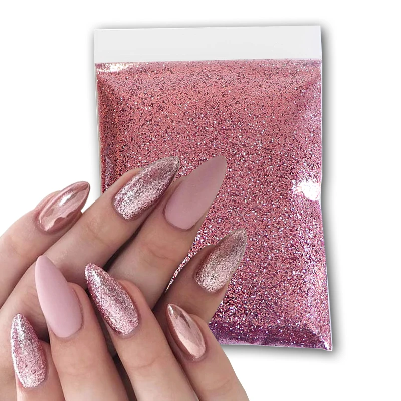 Nail Powder Nail Pigment Nail Glitter Nail Decoration Nail Decorations 10g Shiny Colorful Nail Glitter Powder Decoration Red Green Rose Gold Pigment Manicure Accessories Gel Nail Polish Supplies