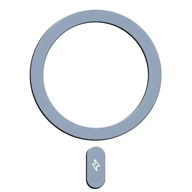 Set of Magnetic Metal Rings for Enhanced Wireless Charging
