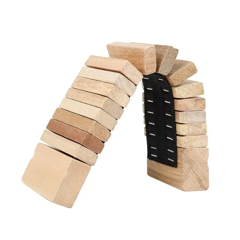 1Pc Orff Percussion Instrument Tooth Wood Castanets Wooden Children Music Early Education Instrument Tooth Wood Castanets