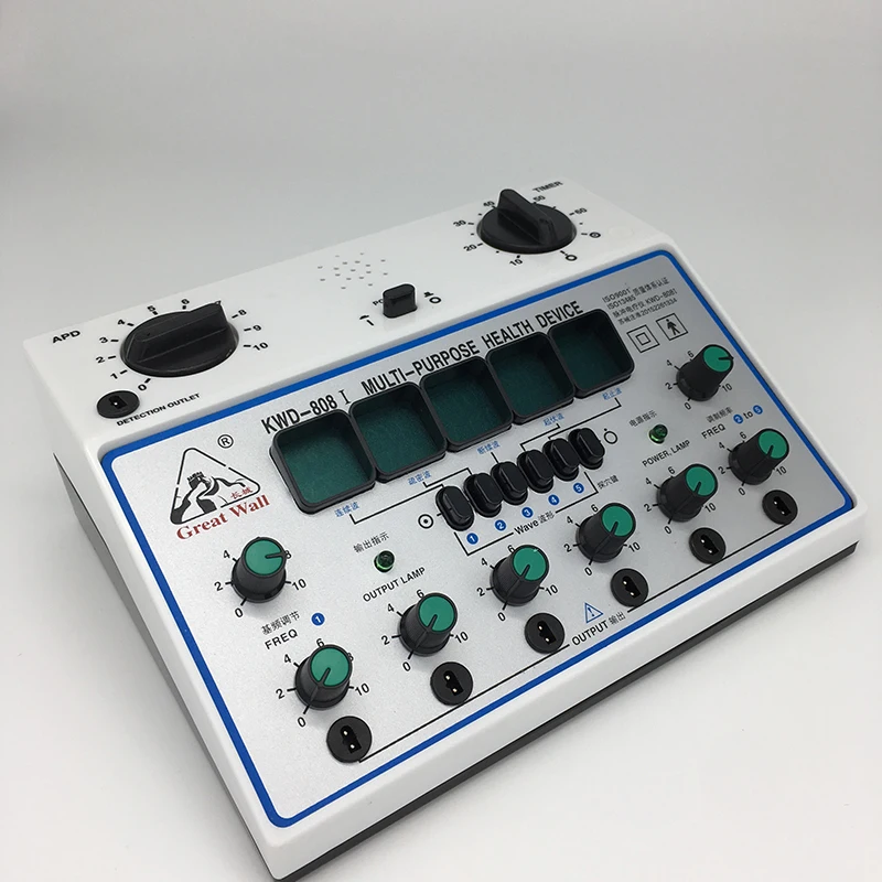 Electric Acupuncture Stimulator Machine 6 Channel Output Patch Massager Care Kit Digital Electro Therapy Acupuncture Stimulator