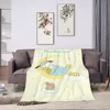 MINISO Pochacco Blanket Custom Halloween Blanket for Living Room Decorative Sofa Blankets for Bed Boho Home Decor Bedspread the 3