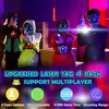 VATOS Laser Tag Guns x4 Sets Infrared Laser Tag Sets with Vest Rechargeable Shooting Game Toy Gift for Kids 6+ Years Old Adults 2
