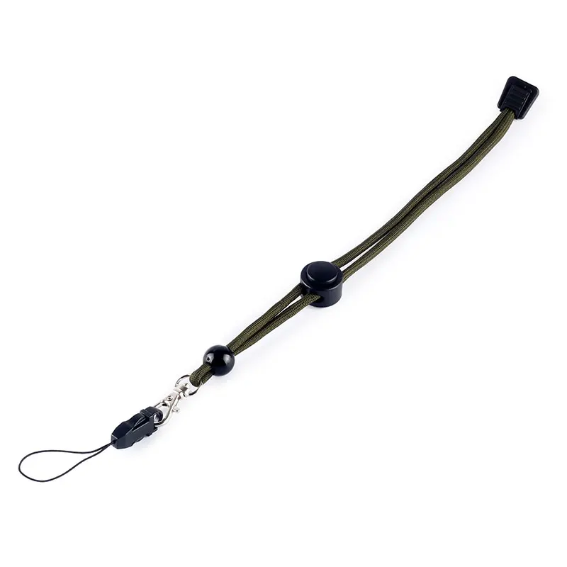 Convoy Flashlight Lanyard Hand Strap Wrist Strap Adjustable Tail Rope With Key Buckle pocket clip
