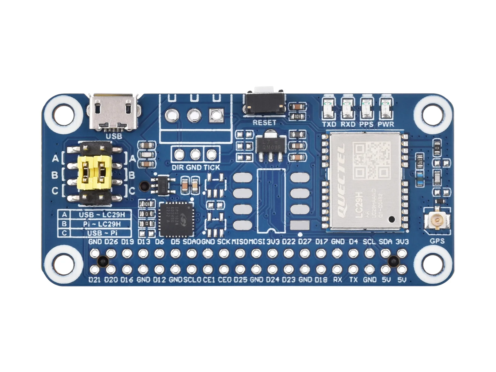 Módulo Gps Dual-band para Raspberry pi Tecnologia de Posicionamento l5 Placa de Expansão Gnss lc 29h aa lc 29h Series - Imagem 5