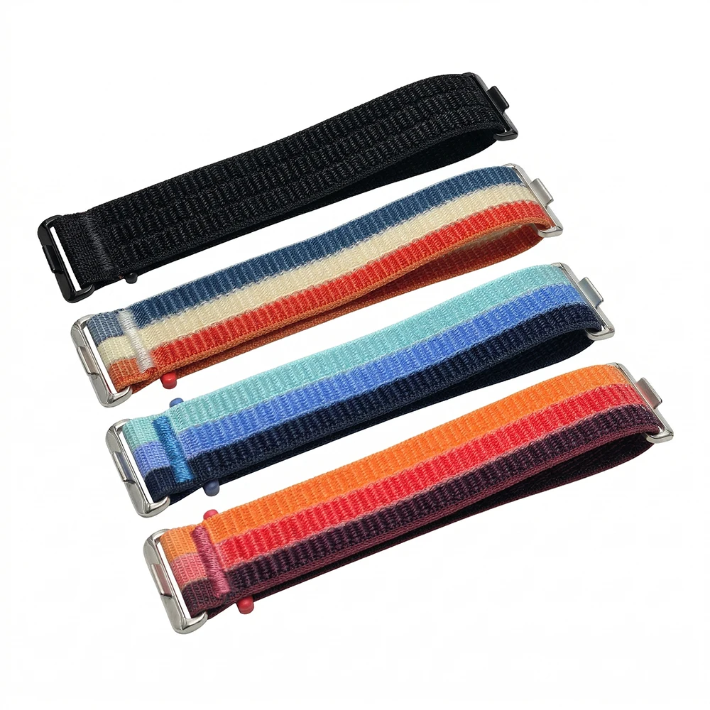Nylon Braided Replacement Watch Strap - Fabric Wristband Accessory