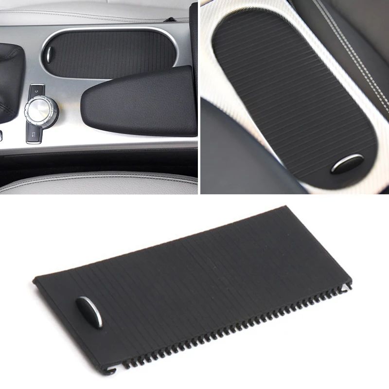 Car Center Console Cover Slide Roller Controllo Centrale Bracciolo Tenda Tazza D'Acqua Portabevande Per Mercedes Benz Slk Slc W172