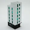Original 1/150 N Scale Scene Outland Models Colored Railway Modern City Building DIY Assembly Micro Toy Landscape Xmas gifts 2