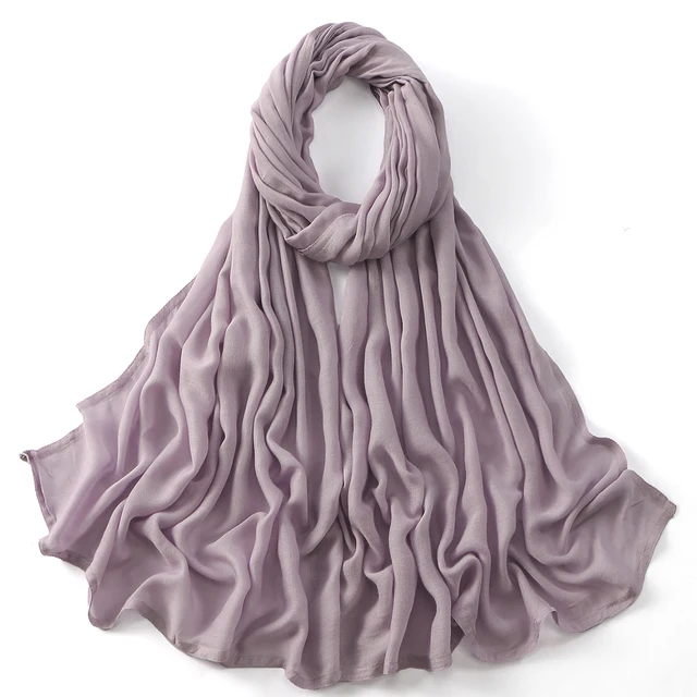 185*75 cm musulman Modal Hijab rayonne coton châles pour femmes mince plaine écharpe grande taille foulard islamique Turban bandeau