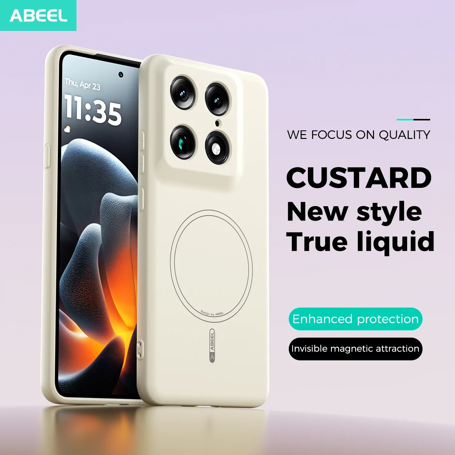 Luxury Liquid Silicone Back Cover Case - Premium Quality and Wireless Charging Support