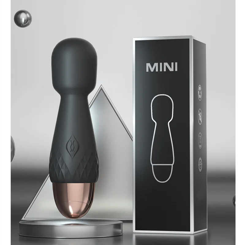 Mini-Vibrator für Frauen, tragbarer AV-Stab, 10 Modi, Vibration, Mini-Massagegerät, wiederaufladbar, wasserdicht, Masturbator, Sexy Shop_voghion.com