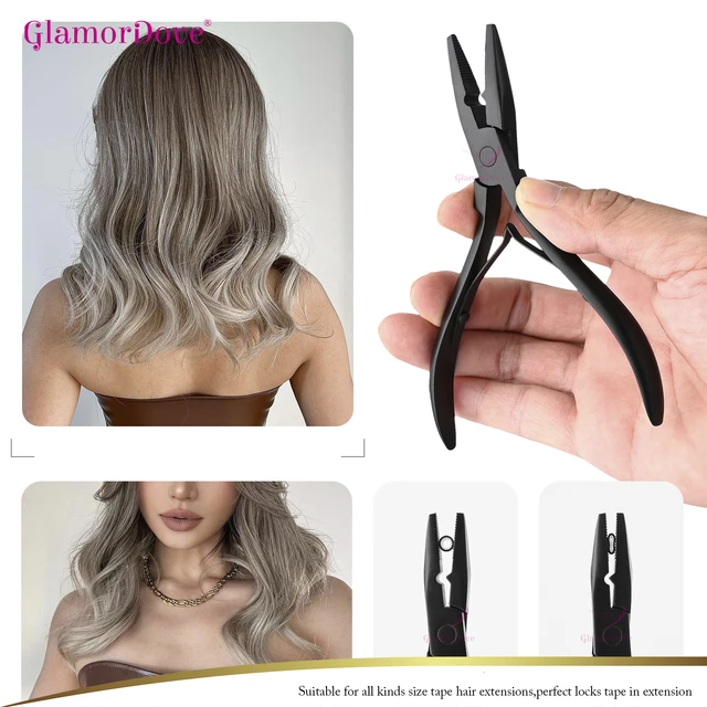 Hair Extensions Tools Micro Link Bead Remove Styling Pliers