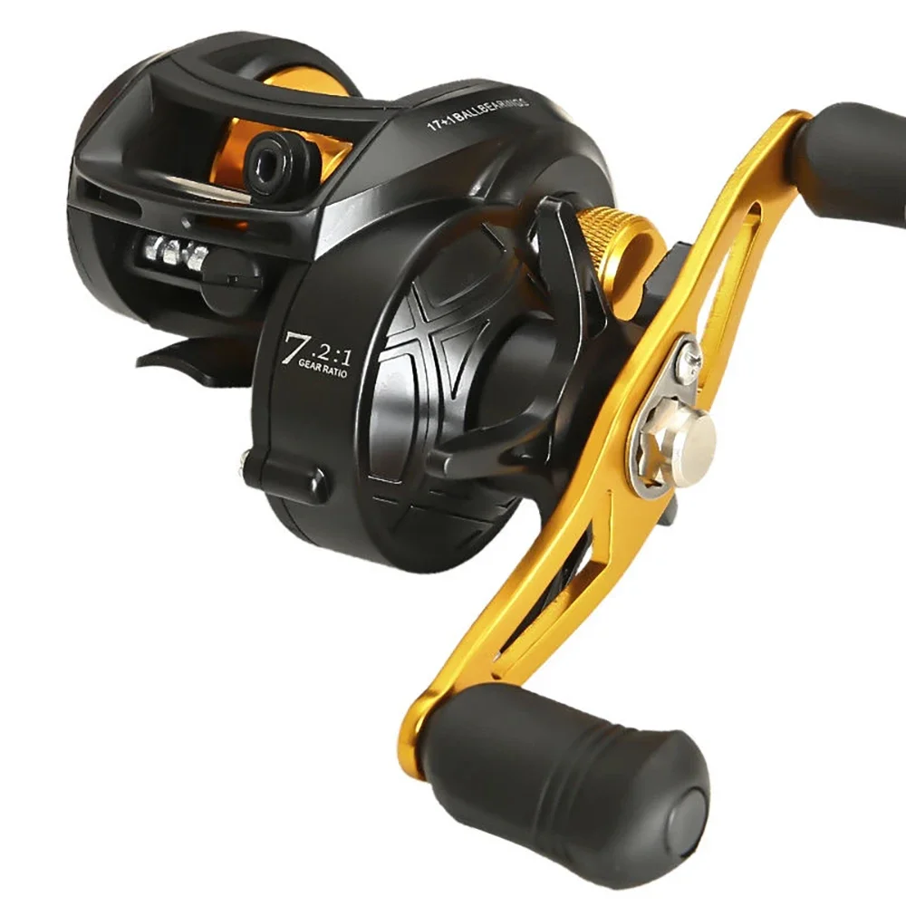 Fishing Pole Set Fishing Rod And Reel Combo Fishing Rod GHOTDA New Fishing Rod Reel Combo Portable Mini 1.3/1.6/1.8M Small and portable Fishing Rod and 17 + 1BB Baitcasting Reel Set