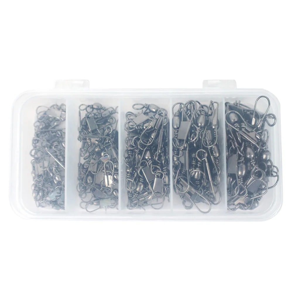 Stainless Steel Fishing Snap Swivel High Strength Rolling Swivel