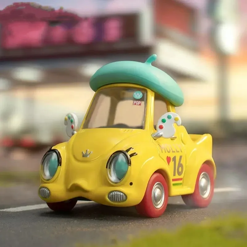 POP MART POPCAR счастливые выходные серии глухая коробка гадкая сумка загадочная коробка игрушки куклы аниме фигурки настольные украшения Подарочная коллекция (art.: 3920c46cbf253) - 3920c46cbf253