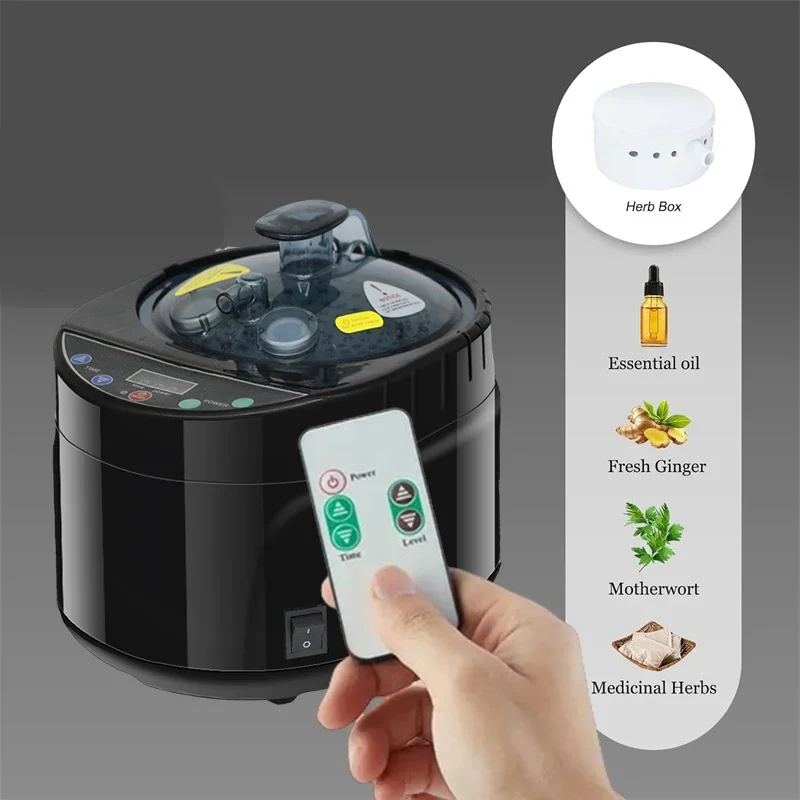 Portable Steam Sauna Sauna Generator Power Steamer Pot 4L 1500W EU US AU UK Plug Home SPA Therapy For Heating
