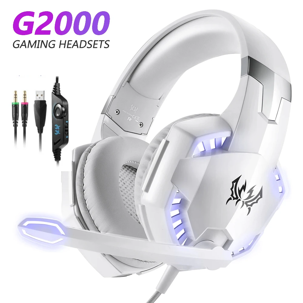 KOTION EACH G2000 PCゲームヘッドホン低強勢頭ヘッドホン Amazon.co.jp: KOTION EACH G2000 PCゲームヘッドホン低強勢頭