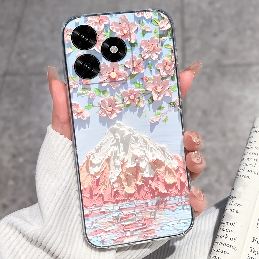 Cute Panda Puppy Soft Silicone TPU Clear Phone Case Back Cover