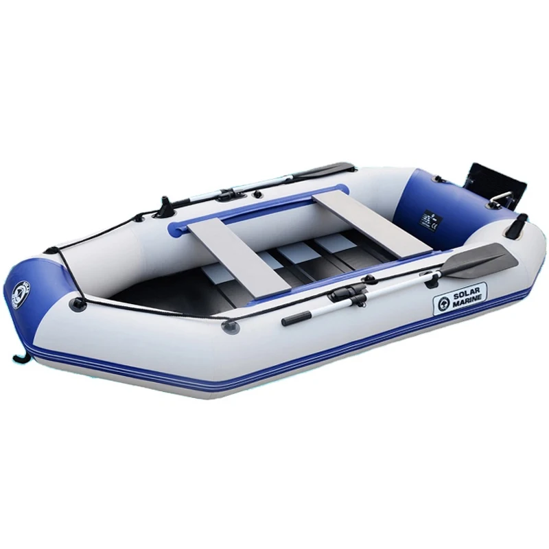 High quality PVC canoe 330cm 5 person Rowing Boats Inflatable Fishing Kayak with accessories