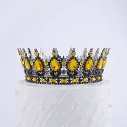 Elegant Crystal Crown Cake Topper for Birthday Celebrations (DEEP BLUE)