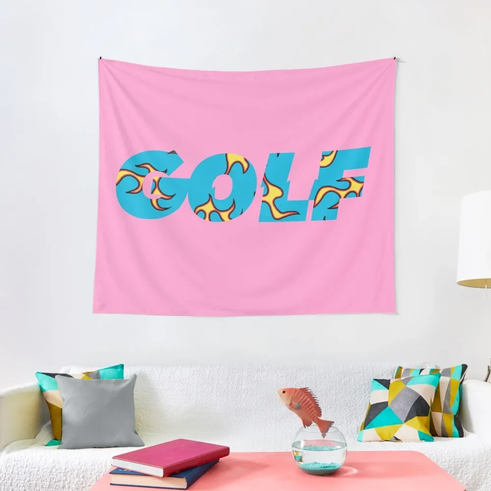 

Igor Font Golf Logo Tapestry Wallpaper Bedroom Decor For Bedroom Things To The Room Home Decoration Accessories Tapestry