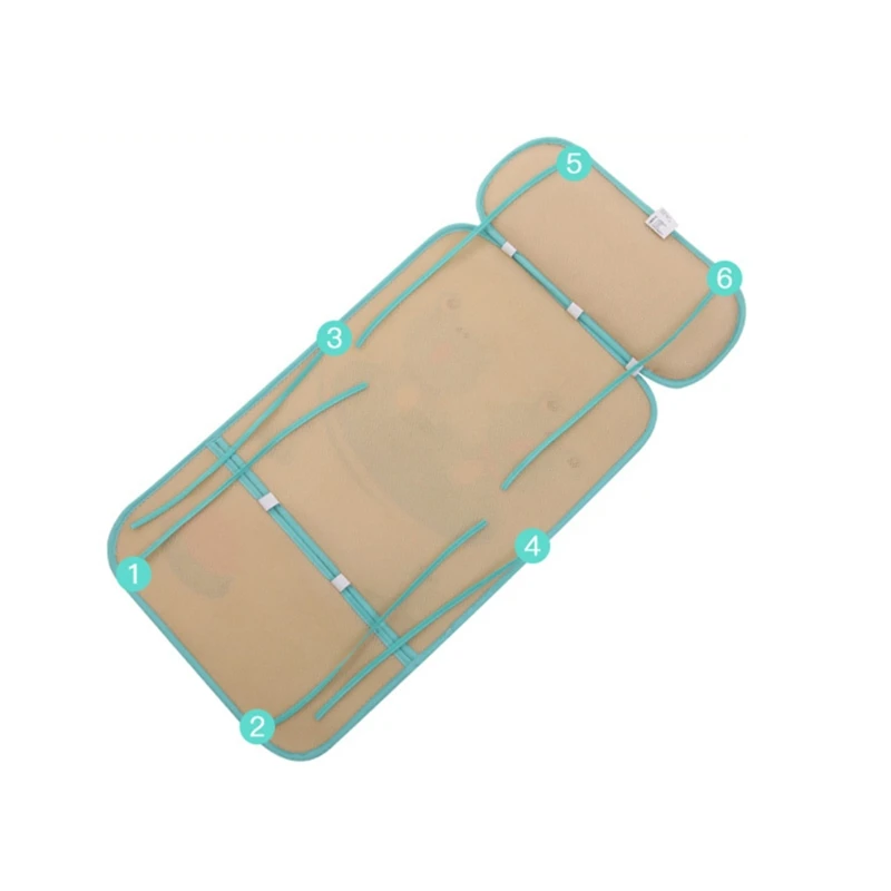 SummerStrollerCoolingPad3DBreathableMeshPushchairMatMattress