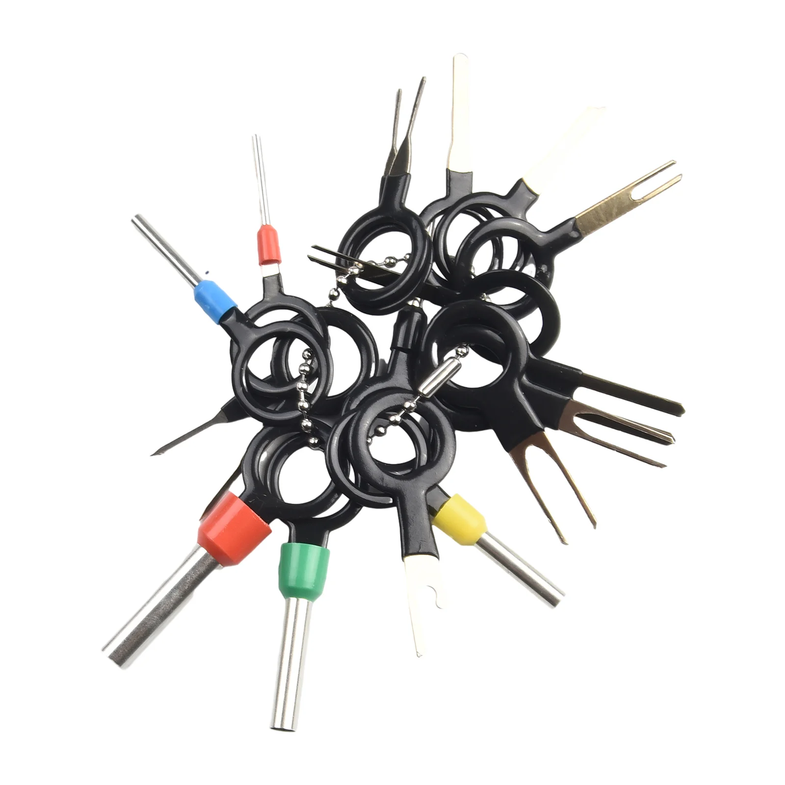 

Tool Kit Terminal Removal 100Pcs Connector Crimp Pin Removal Terminal Back Needle Tool Terminal Pick Needle Universal New