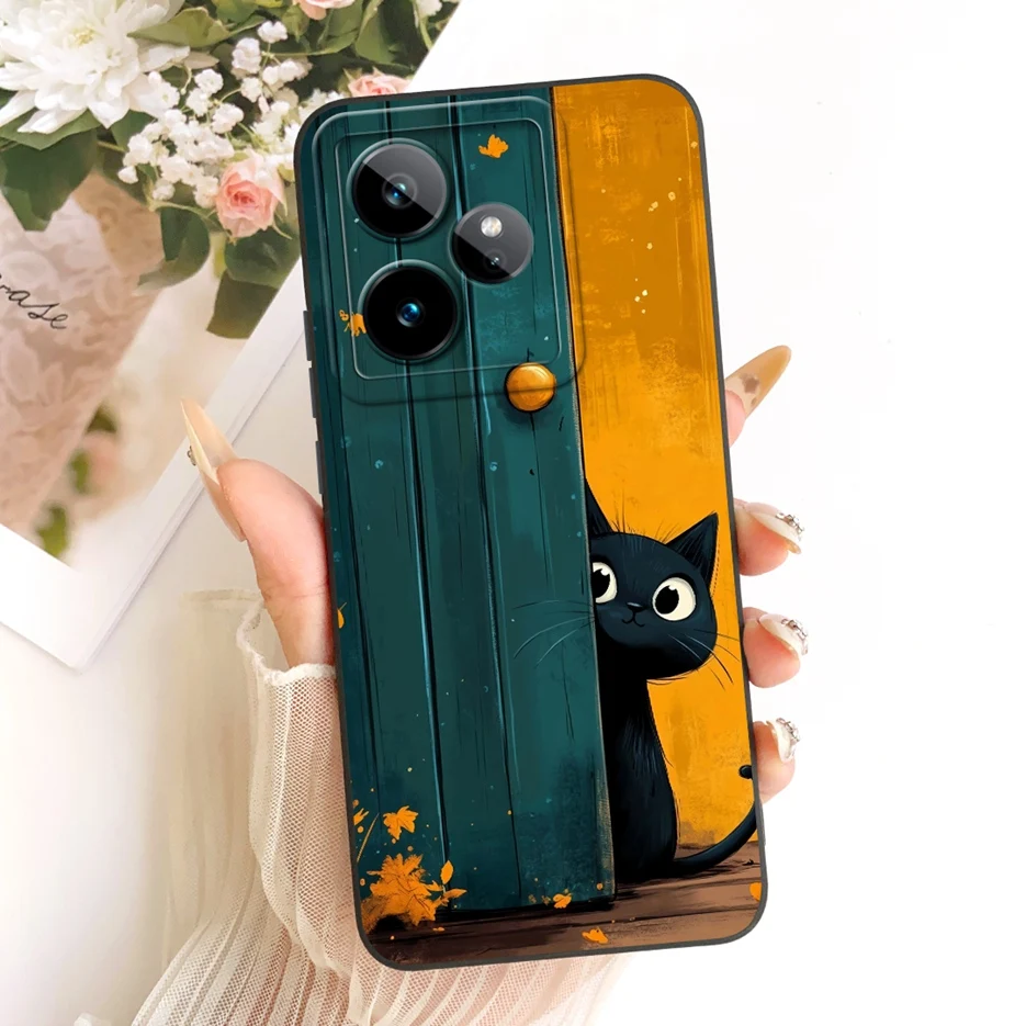 Cute Cat Duck Cartoon Soft TPU Matte Phone Case - Stylish and Durable Protective Cover