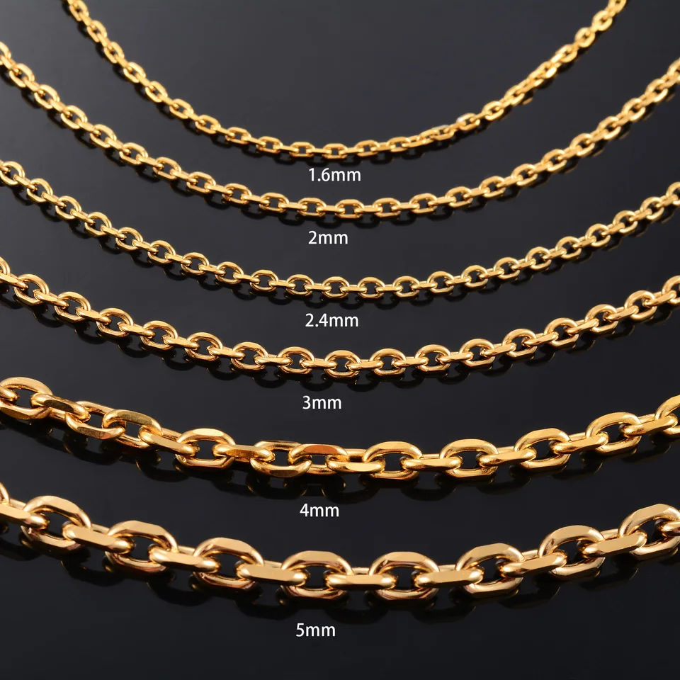 2,3mm Catena Rotonda Collana Collier, 750 Oro Rosso, Collana IN Oro, 50cm, Donna 4053642996602 2,3mm Catena Rotonda Collana Collier, 750 Oro Rosso, Collana IN Oro, 50cm, Donna 4053642996602