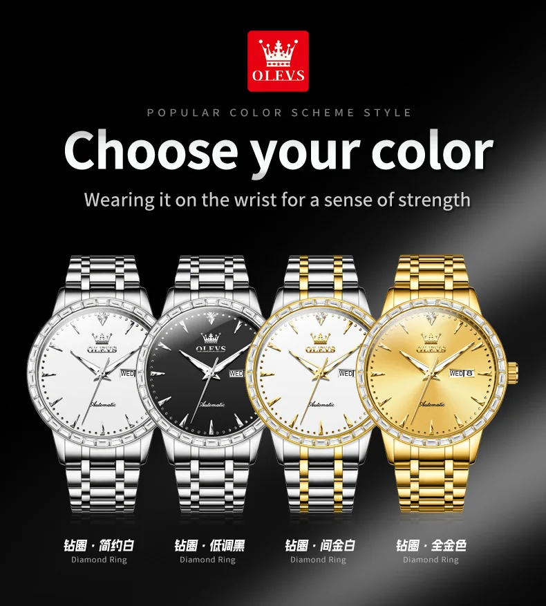 OLEVS 7019 Automatic Mechanical Watch description image 7