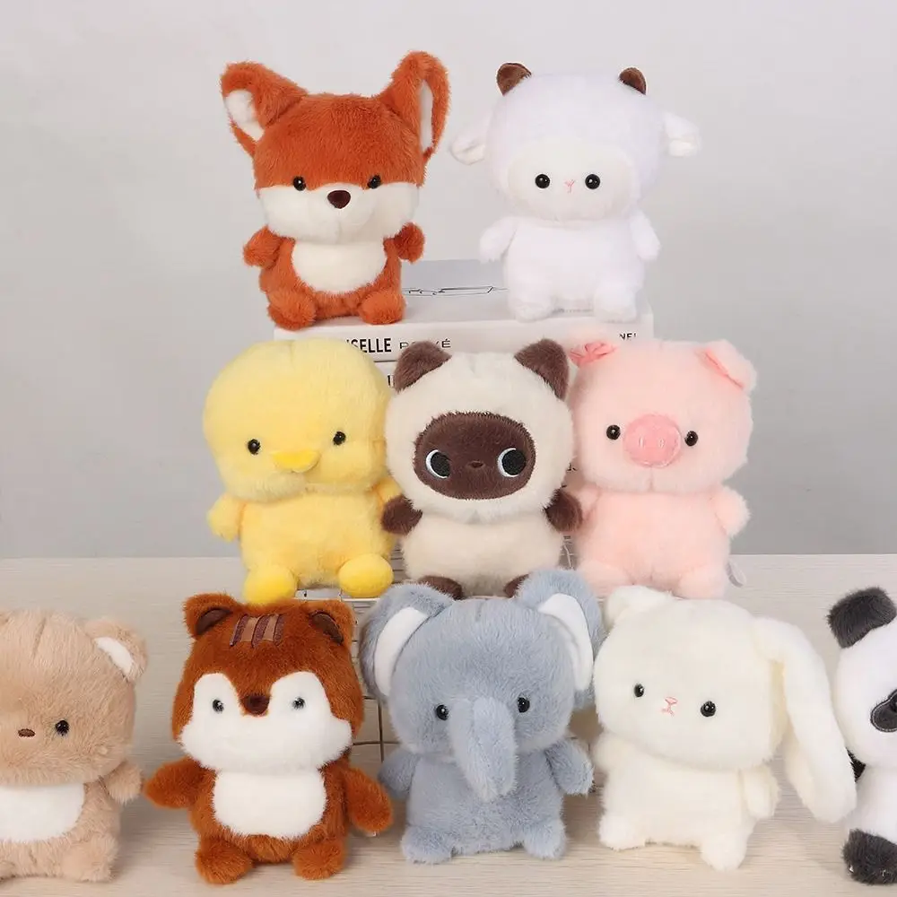 16cm Plush Companion Doll Plush Elephant Stuffed Animal Pillow Capybara Super Soft Animal Toy Desk