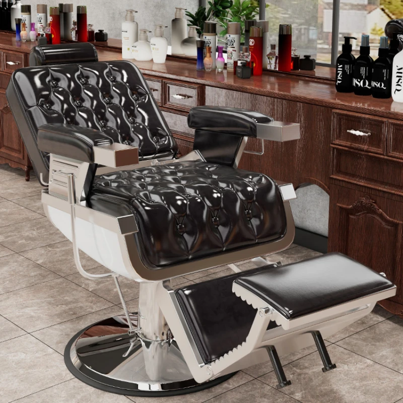 

Lifting Hairdressing Barber Chairs Makeup Adjust Hair Salon Barber Chairs Ergonomic Chaise Coiffeuse Barbershop Furniture MZ50BC