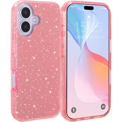Pink Glitter Luxury Shiny Cute Phone Case Cover - iPhone 12 Mini (Pink)