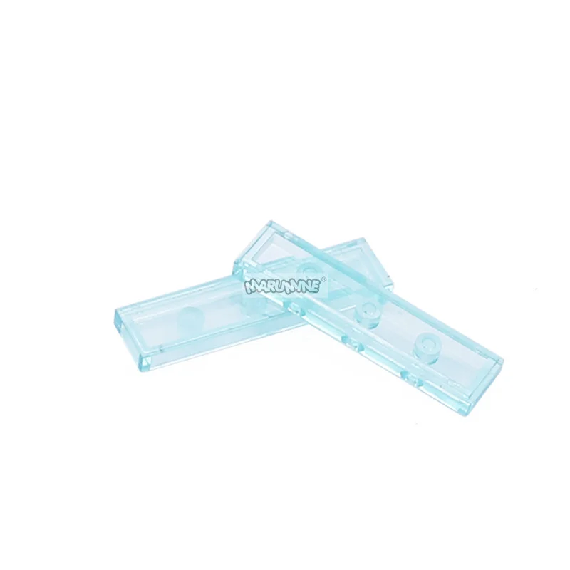 Marumine 1x4 타일 80PCS 클래식 빌딩 블록 2431 MOC 기본 벽돌 부품 DIY 액세서리 플레이트 호환 모든 주요 브랜드