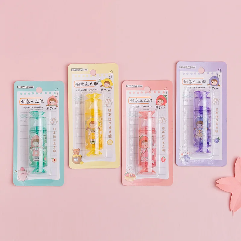 창의적인 캔디 도트 글루 수제 DIY 강력 접착 도트 글루 양면 테이프