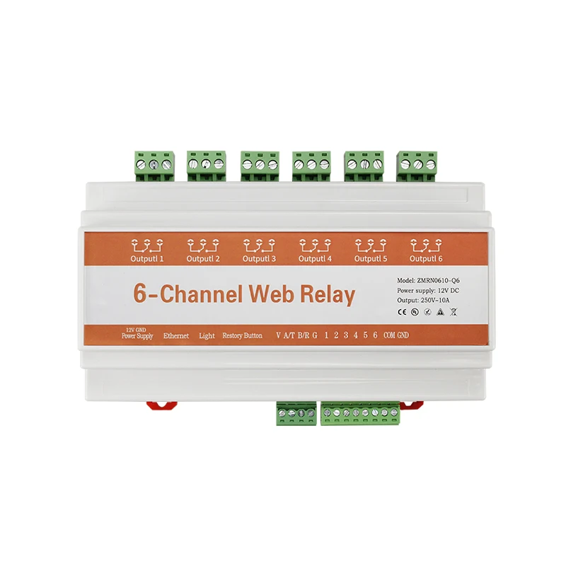 

6 channel relay modbus-Q6 Electronics timer and relay Remote relay multi channel