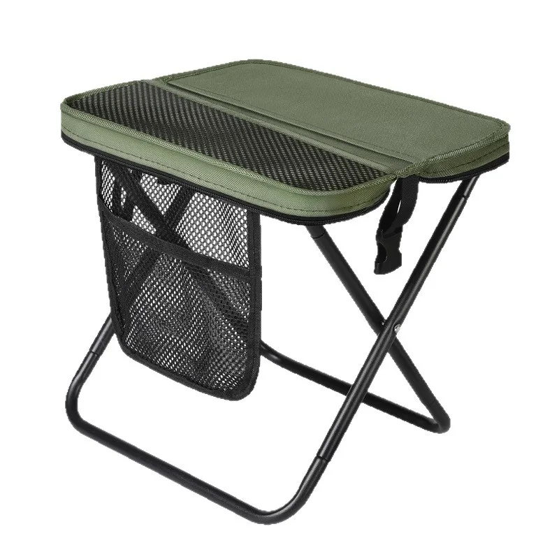 Tabouret pliant ultra-léger de pêche avec sac de transport pour voyages côtiers