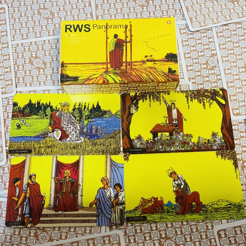 RWS パノラマ タロット カード A 78 デッキ 広角レンズで RWS ボード