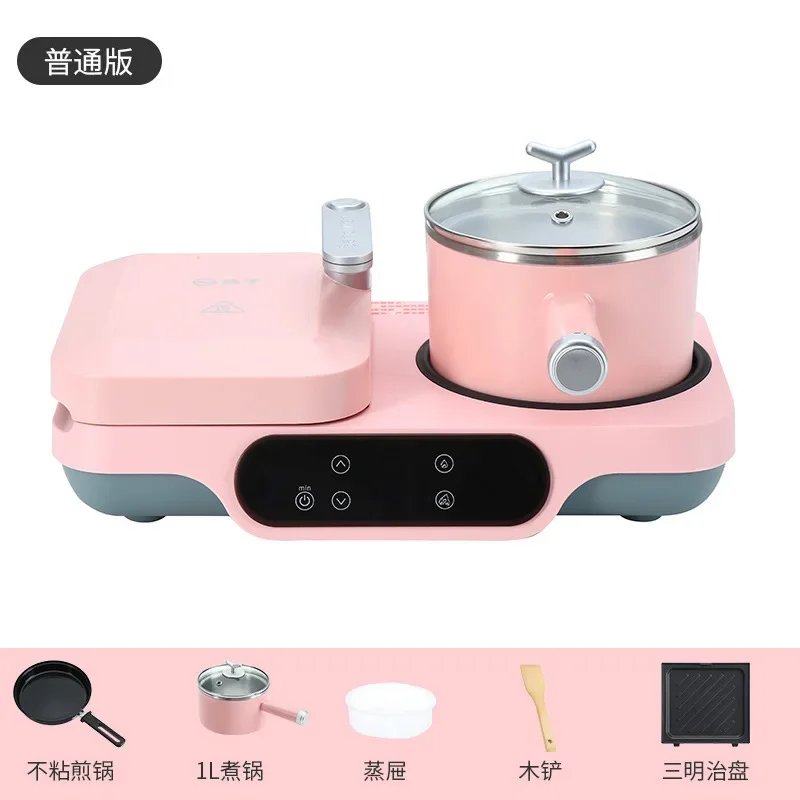 portable Waffle sandwich bread Maker machine frying boiling steaming 3 in 1 breakfast makers 6