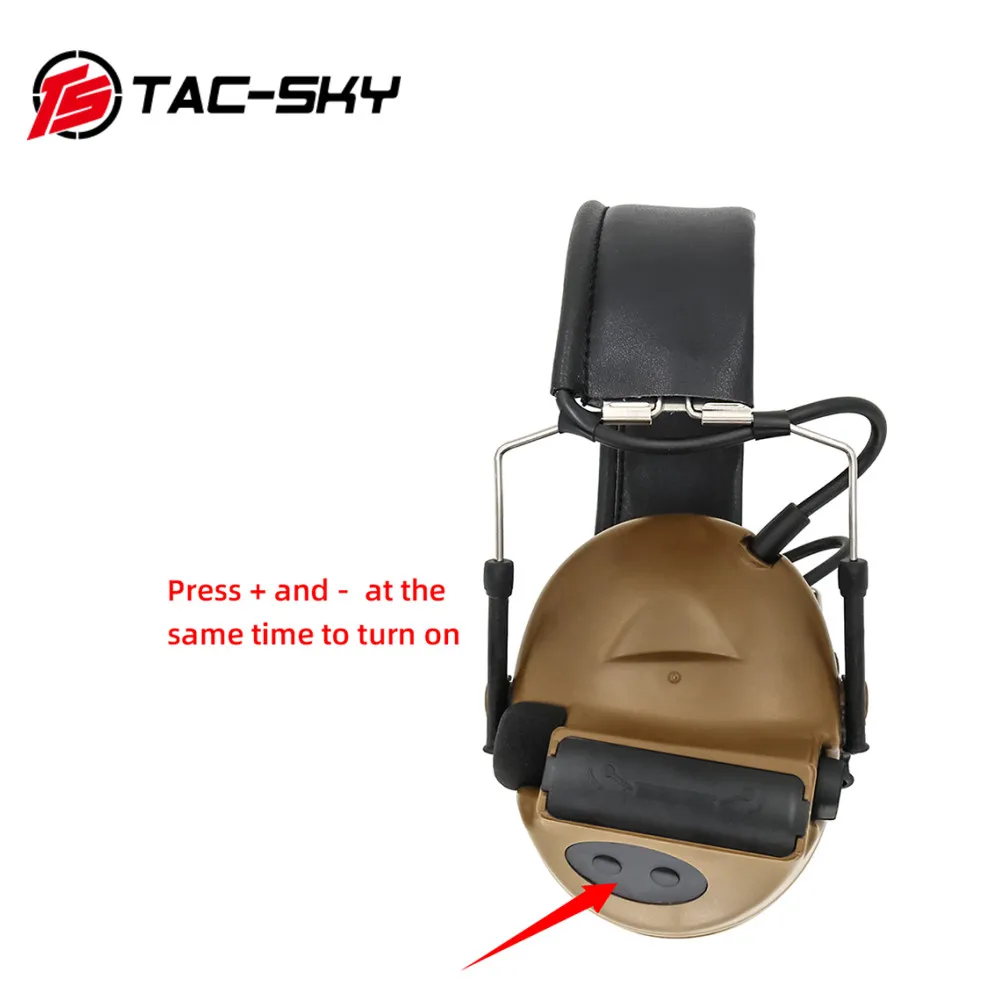 Casque Audio Tactique Avec Monture ARC Rail - Anti-bruit, Piles AAA, Couleur Verte, Neuf