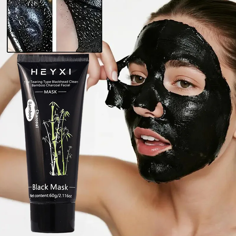 Peau nette et hydratée après utilisation du Masque Peel-Off au Charbon de Bambou.