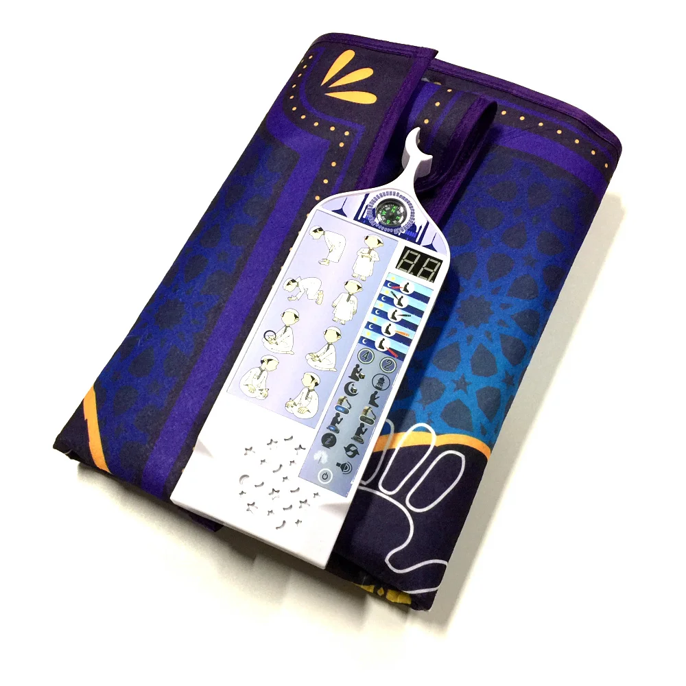 All New Talking Praying Mat Child Educational Interactive Prayer Rug Salah Muslim Carpet Kids Islam Electronic Worship Blanket prayer mat