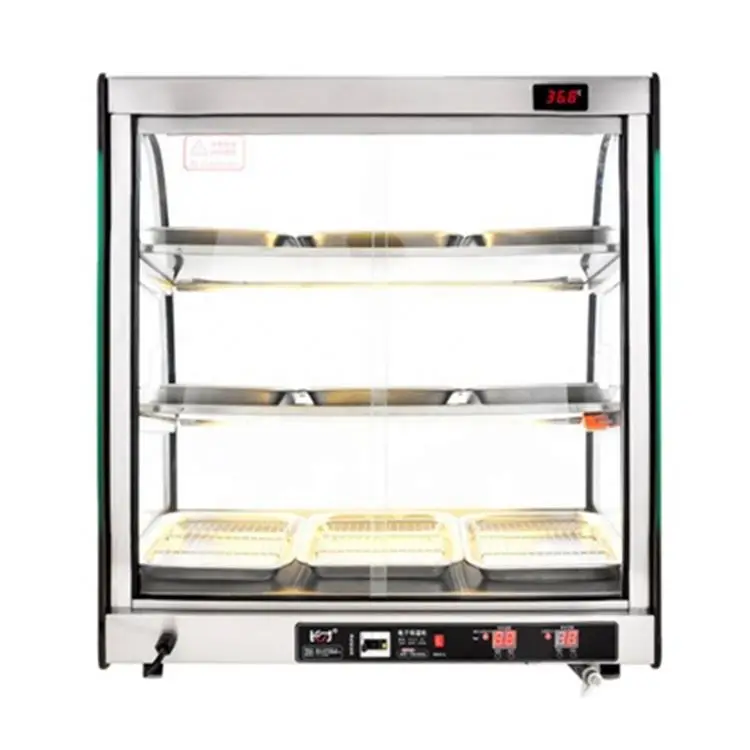 

Hot Sale Stainless Steel Food Warmer Display For Fast Food KFC McDonald's Restaurant Kitchen Equipment
