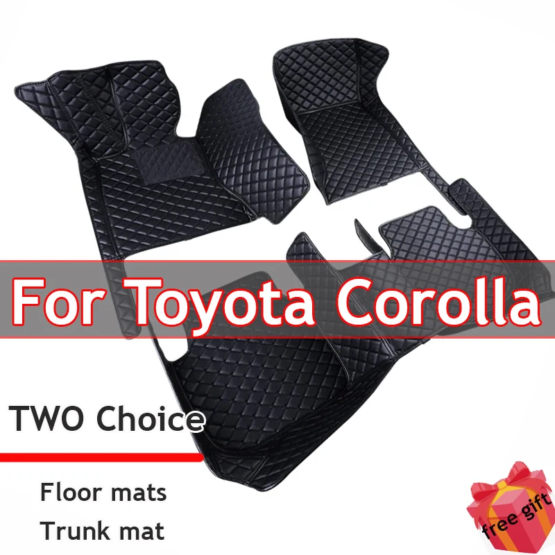 

For Toyota Corolla Hybrid 2024 2023 2022 2021 2020 2019 Car Floor Mats Interior Accessories Leather Waterproof Replacement Cover