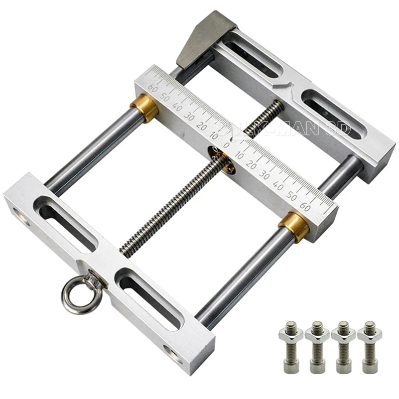 

4-дюймовые плоскогубцы для параллельного фрезерного станка, Плоские щипцы из алюминиевого сплава, максимальная ширина удержания 110 мм, настольные тиски для сверления