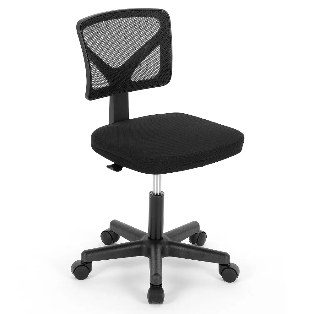 GIANNA Mesh Task Chair with Padded Seat for Home Office, Black wall mount holder for tp link deco m5 whole home mesh wifi system sturdy wall mount bracket ceiling for tp link deco m5 wifi