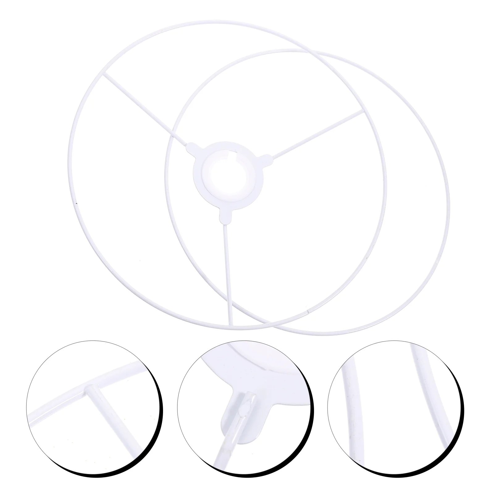 

Lampshade Ring Sets of Racks Base Frame 30 Cm Table Finials Vintage For DIY Holder Safety Mask
