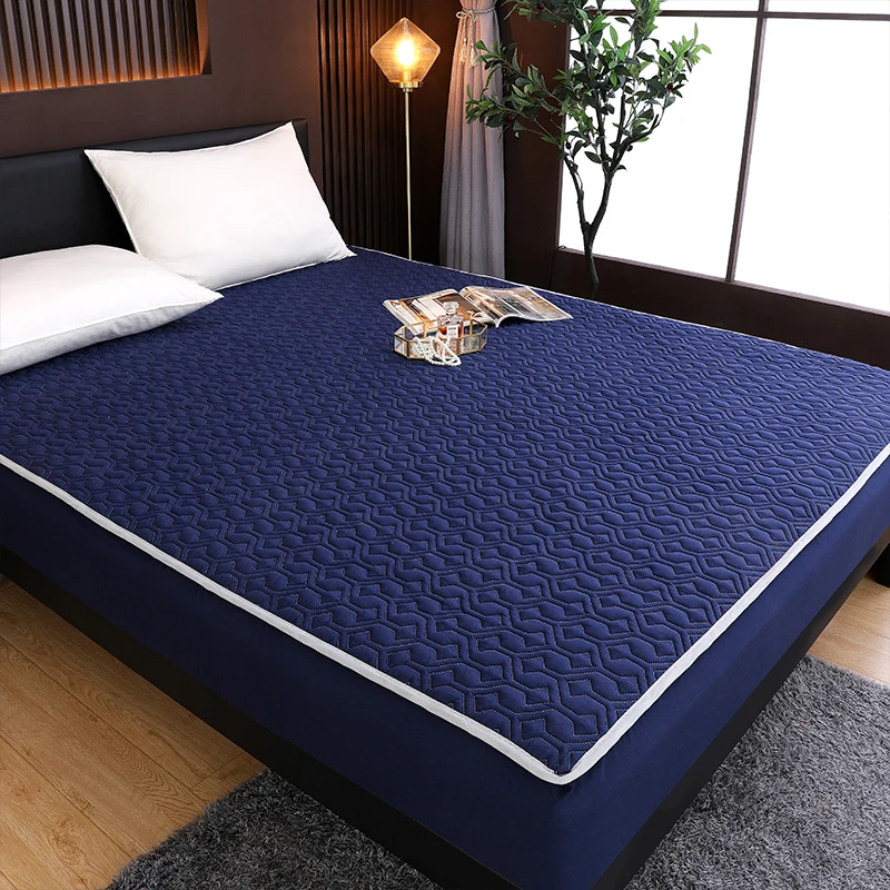 New Breathable Cotton Fitted Sheet Set Hotel Bed Cooling Quality