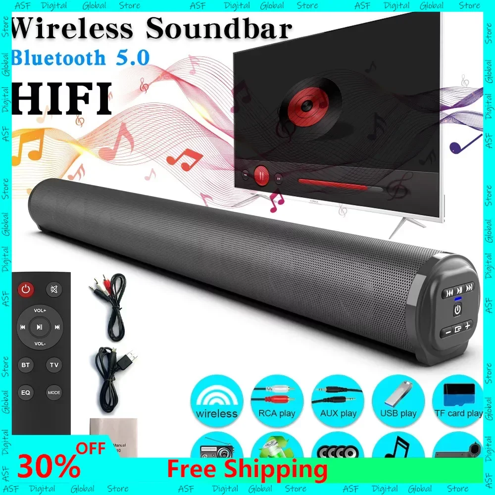 

BS-10 Bluetooth Speaker Desktop Home TV Speaker Portable Outdoor Bluetooth Audio USB RCA TF AUX Connect Speaker Computer Speaker